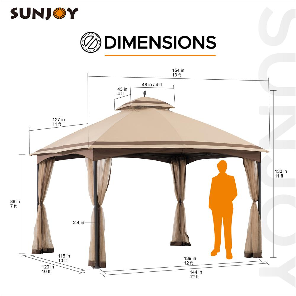 2-tier Steel Gazebo