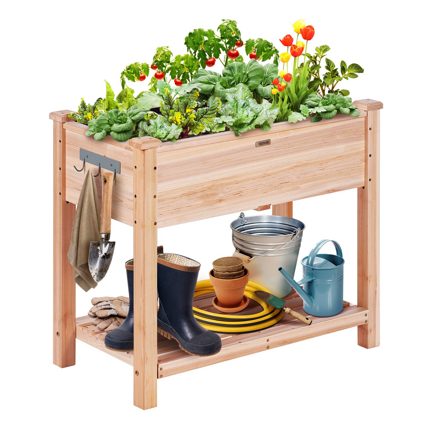 Wooden Raised Garden Bed Planter Box