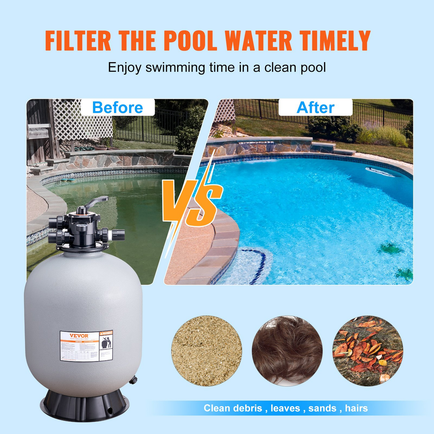 Above Inground Swimming Pool Sand Filter