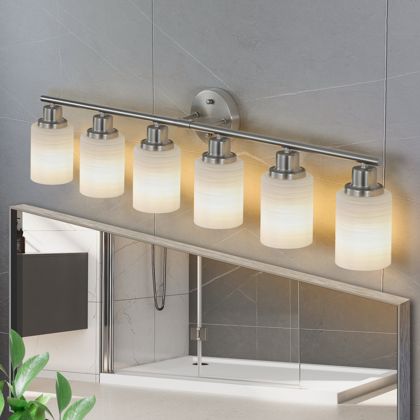 6-Light Vanity Wall