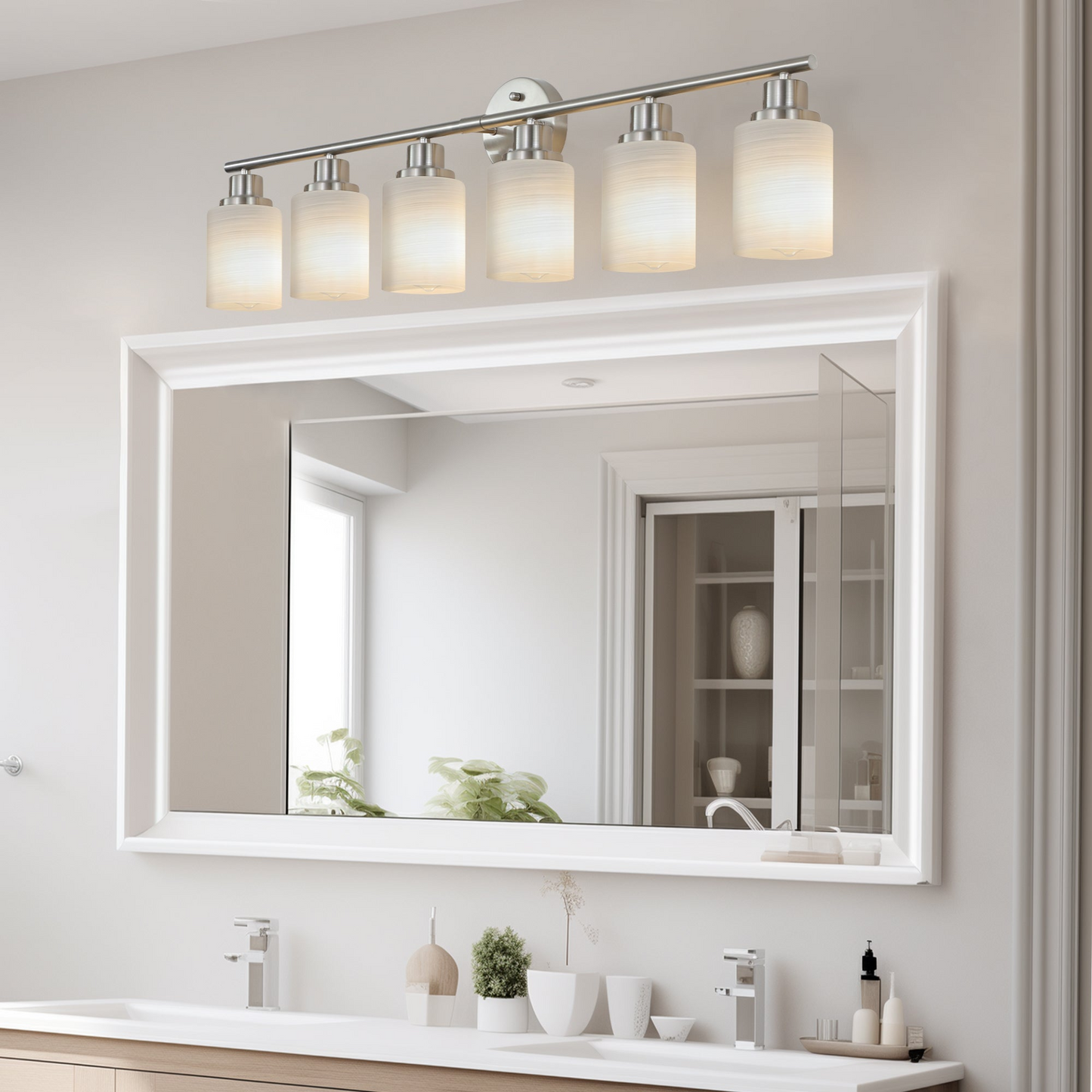 6-Light Vanity Wall