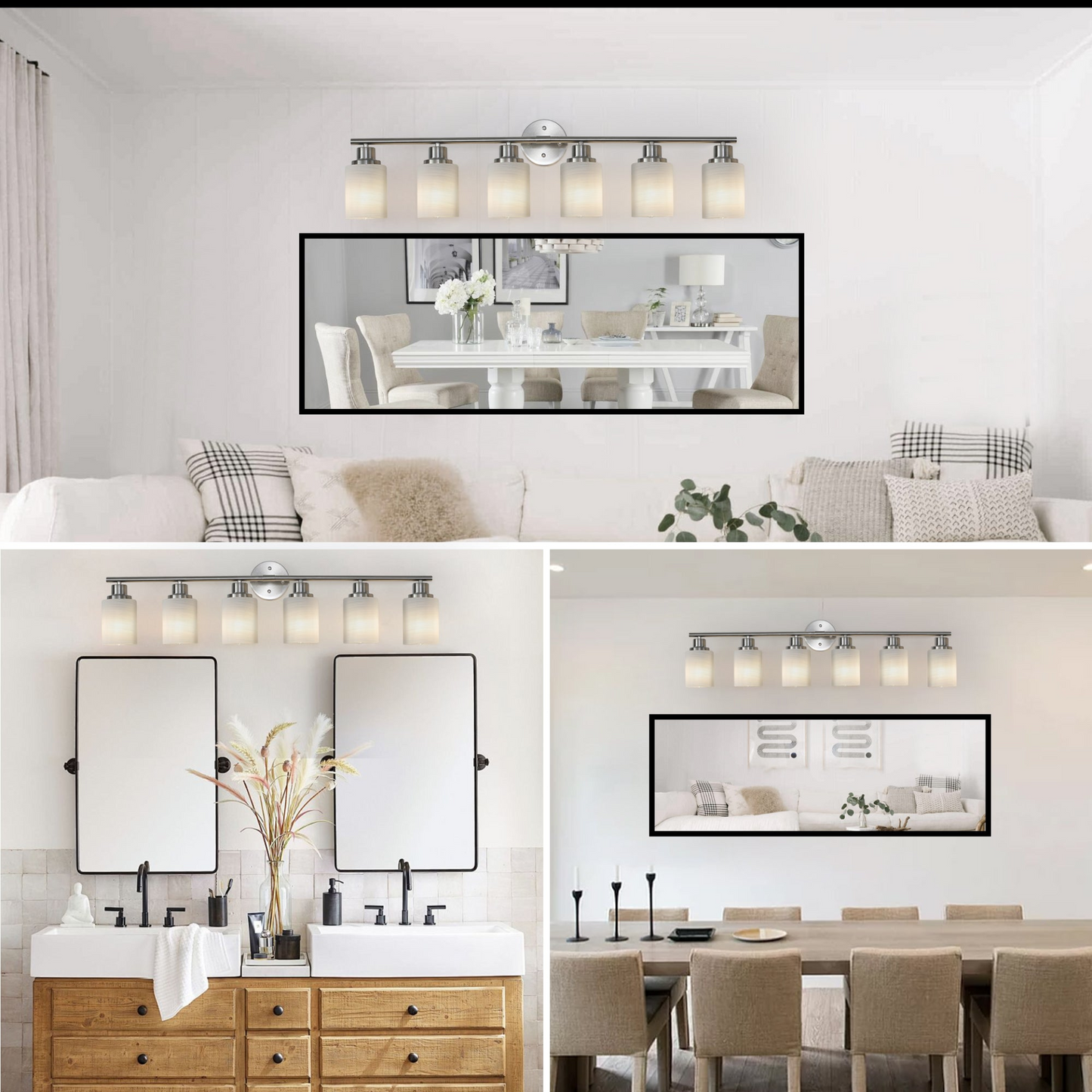 6-Light Vanity Wall