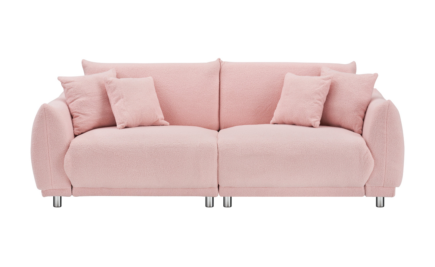 teddy pink sofa