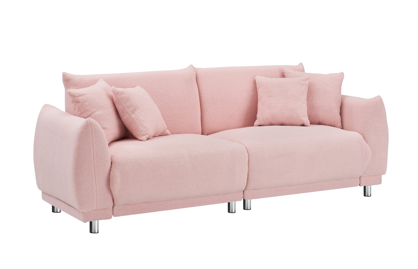 teddy pink sofa