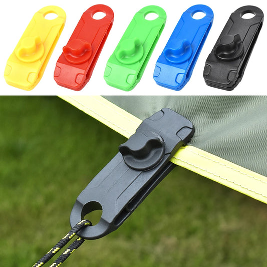 1pcs Tarp Nylon Snap Clip Multi-functional Practical Durable Outdoor Camping Tent Awning Canopy Clamp Tighten Tool