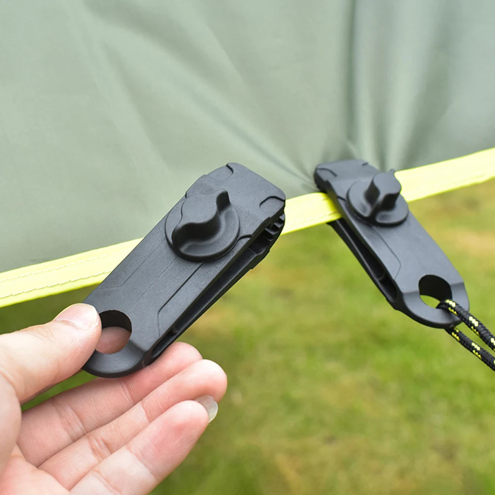 1pcs Tarp Nylon Snap Clip Multi-functional Practical Durable Outdoor Camping Tent Awning Canopy Clamp Tighten Tool