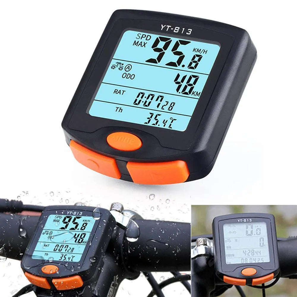 Waterproof Bicycle Computer Wireless And Wired Road MTB Bike Cycling Odometer Stopwatch Speedometer Watch Digital Bike Compute