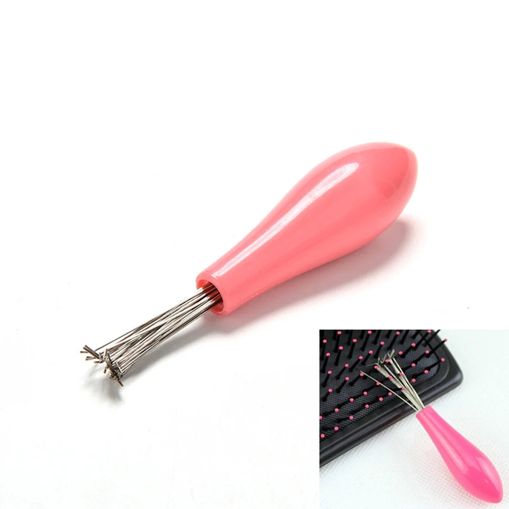 1Pcs Durable Mini Comb Hair Brush Cleaner Embeded Tool Salon Home Essential Color Randomly Wholesale