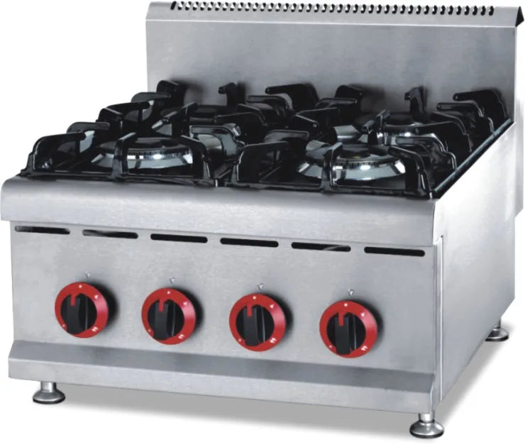 Kitchen Equipment Commercial Gas Stove With 2 Burners Countertop Cooker Machine LPG Gas BBQ Grill For Outdoor Hotel Restaurant