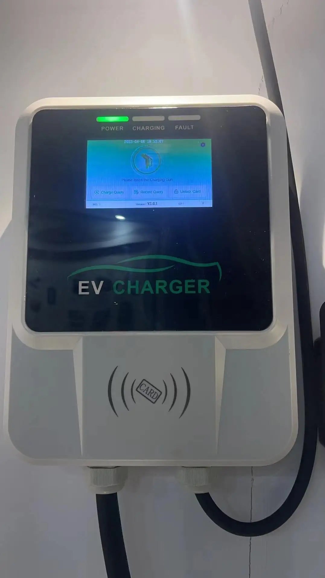 Home Use Wallbox Charger Station 7KW 11KW 22KW Fast Charging Station EV Wall Charger 16A 32A Wall Mount AC EV Charger