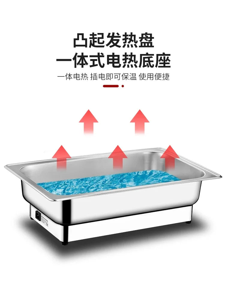 Stainless Steel Electric Food Warmer for Buffet Restaurant Catering Breakfast Warmer kitchen utensils