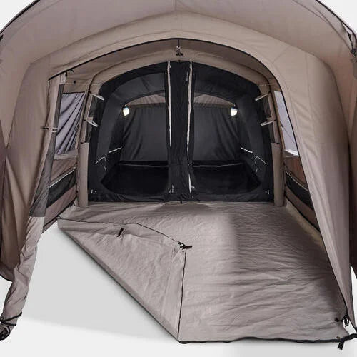 INFLATABLE CAMPING TENT Air SECONDS 4.2 poly cotton 4 PERSON 2 BEDROOMS resale for camping travelling family time