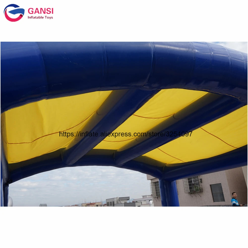 0.9Mm Pvc Kids Playing Swimming Pool Tent,Commercial Grade 5*5*0.65M Inflatable Water Pool With Tent