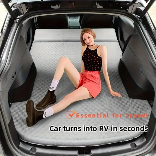 Tesla Model-Y/3 Mattress Self-Inflating Car Camping Bed Travel Bed Trunk Folding Mattress Inflatable Mattress for The Car