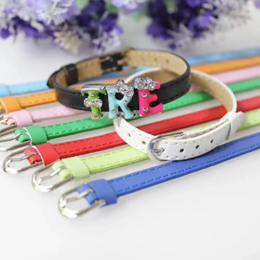 5pcs Artificial Leather Doll Waist Belts Kids Toys 8*210mm Doll Bag Belt Super Mini Toy Doll Collar 20cm Cotton Dolls Kids Toys