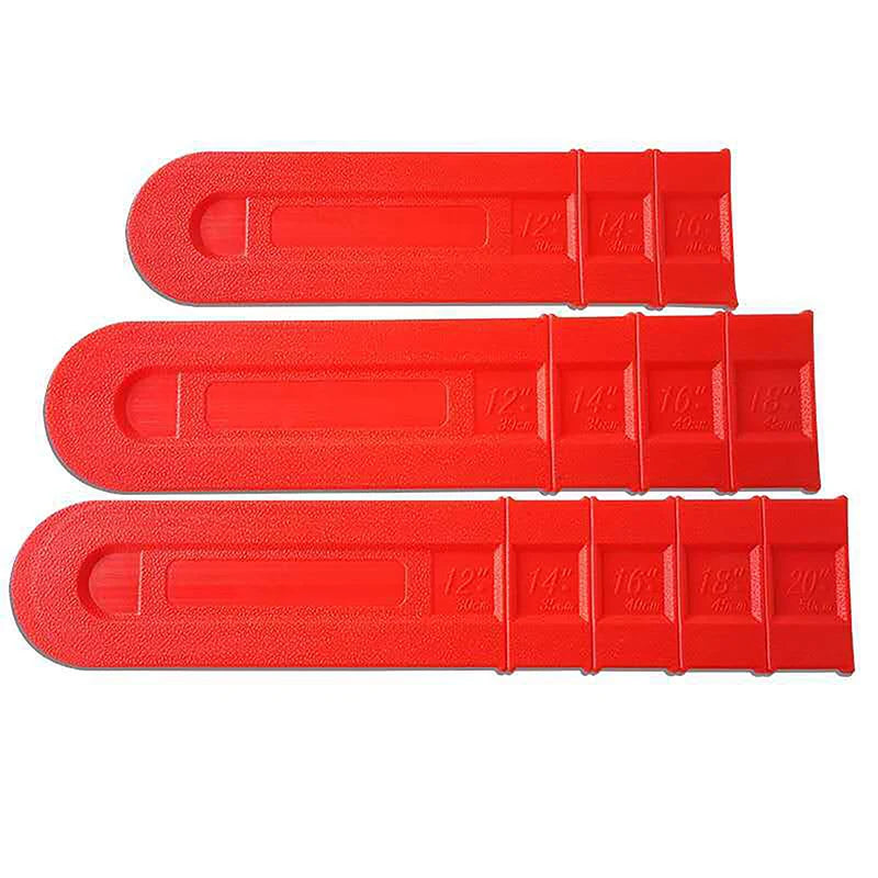 1PC Garden Accessories Chain Saw Guide Plate Cover Chainsaw Chain Scabbard Guard Red Electric Chain Saw Power Tool