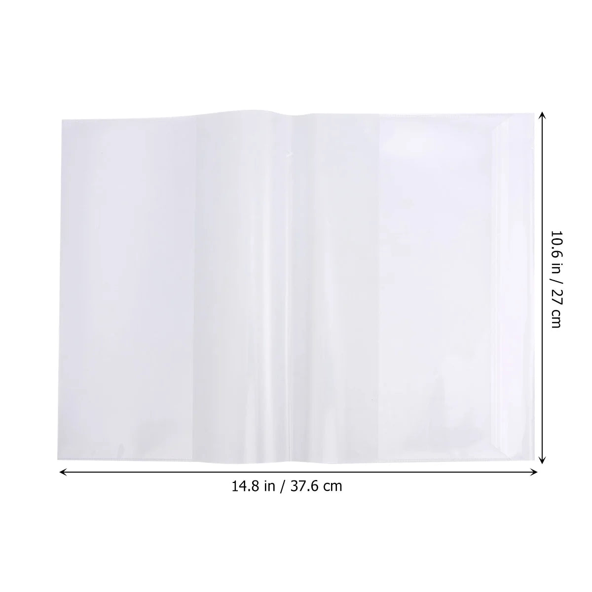 5 Pcs Clear Book Cover Furniture Protectors Heavy Transparent Books Protective Student Waterproof Tarps for Outdoors