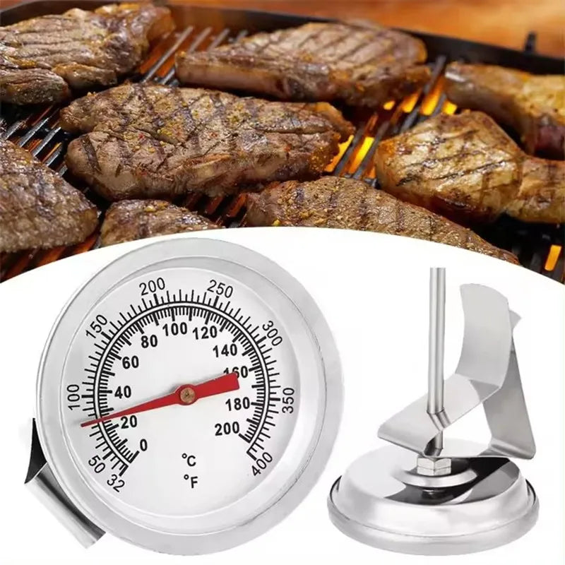 Stainless Steel Probe Oven Thermometer Kitchen Barbecue BBQ Food Milk Coffee Meat Gauge Home Temperature Cooking Tools 0~200℃