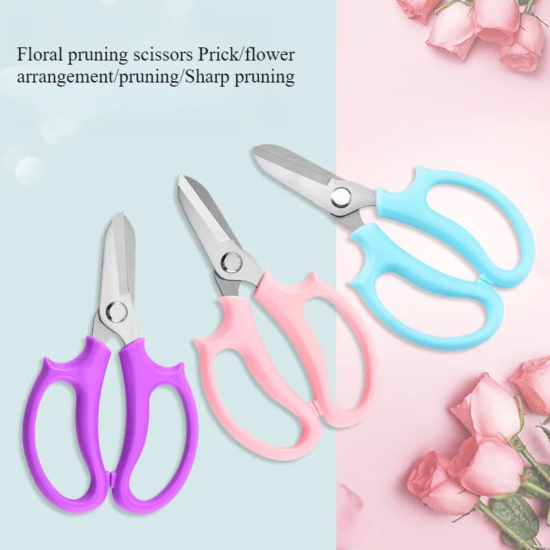 Stainless Steel Flower Scissors Multi-purpose Flower Pruning Pruning Tool Garden Flower Scissors Pruning Scissors