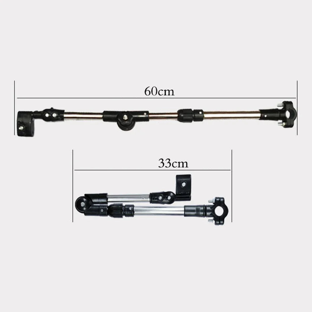 1 Pc Umbrella Holder 180° Adjustable Umbrella Holder Hole Diameter 0.8-2cm Umbrella Mount Holder 60cm(unfold),33cm(folded) Parts