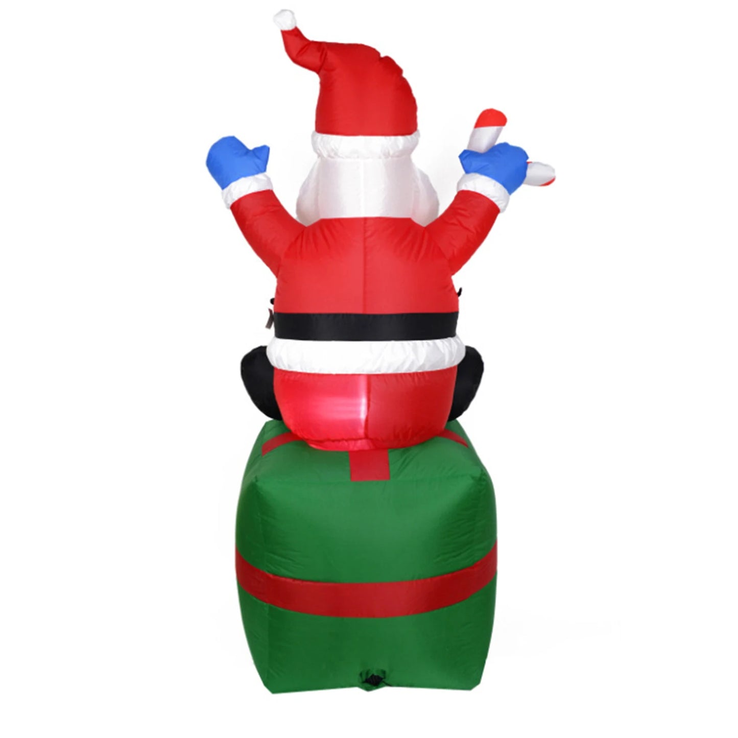 Inflatable Lights Vanthylit Santa Claus with Bright Warm White LED for Outdoor Holiday Yard Lawn