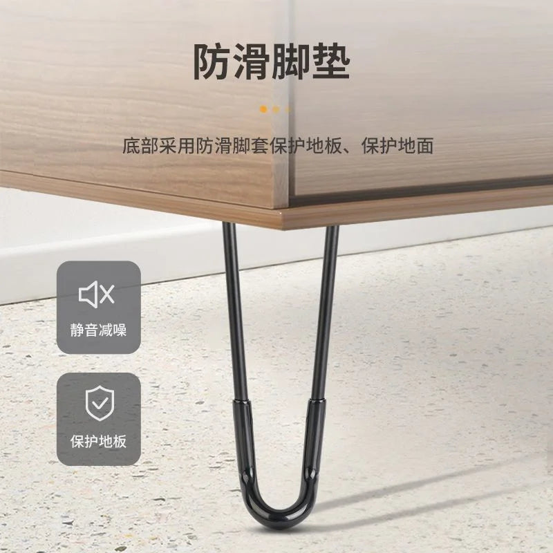 [Table legs] Folding table legs pizza table legs folding pan iron table legs art outdoor camping universal folding table legs