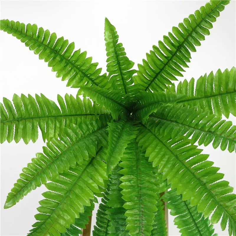 115Cm Wall Hanging Plants Artificial Persian Leaf Vine Fake Fern Leaves Silk Plant Green Wall Ivy For Garden Decor