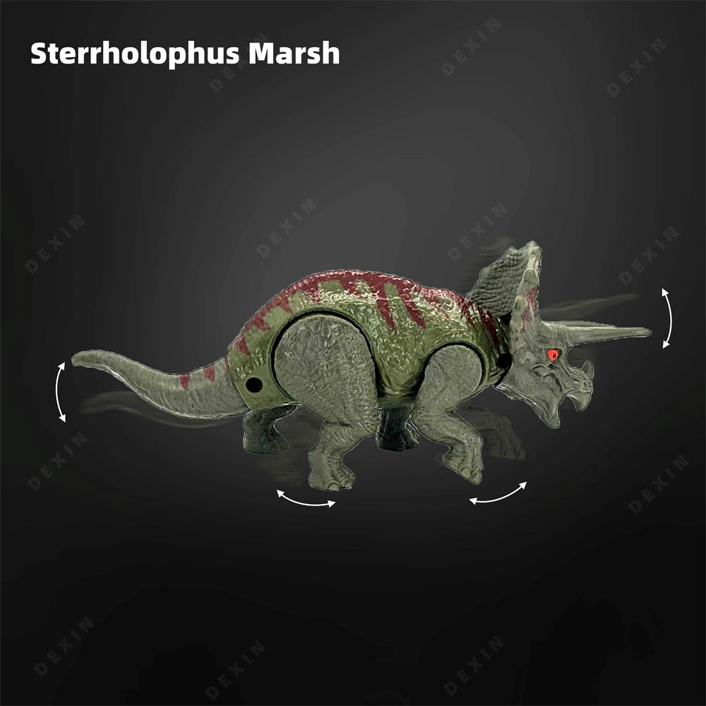 Jurassic World Triceratops action figure Movie Model Animal Decoration Collect Halloween Christmas Birthday Gift Kids Dino Toy