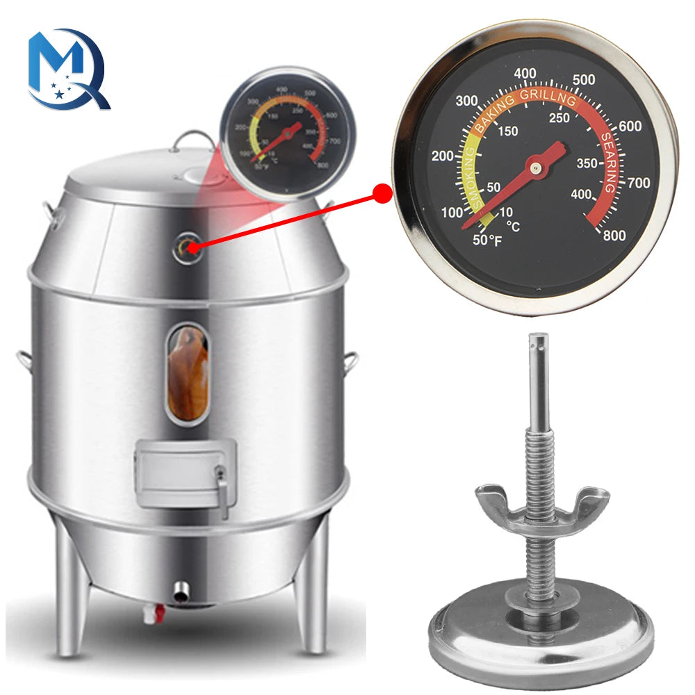 Instant Read Oven Thermometer for Kitchen Home Baking Household Cooking Temp Gauge 0-400℃ BBQ Smoker Grill Thermometer