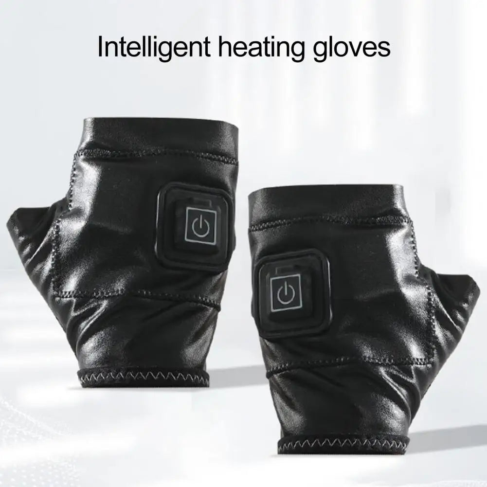 Thermal Gloves 1 Pair Soft Auto Off 5V/0.5A  Rechargeable USB Hand Warmer for Office