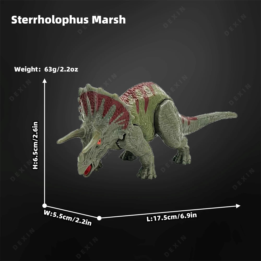 Jurassic World Triceratops action figure Movie Model Animal Decoration Collect Halloween Christmas Birthday Gift Kids Dino Toy