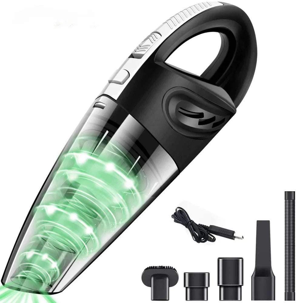 Wireless Vacuum Cleaner USB Charging 6053 Portable Cleaning Pet Hair Mini Wet and Dry Handheld Car Vacuum Cleaner Household