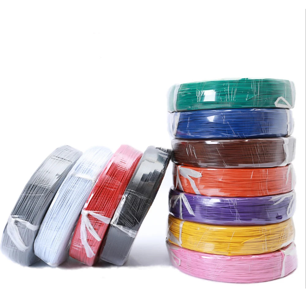 Wholesale 1/5 Meters 1007 28 26 24 22 20 18 16 AWG # PVC RoHs Cable Equipment Electrical Wire AWM Tinned Conductor 300V