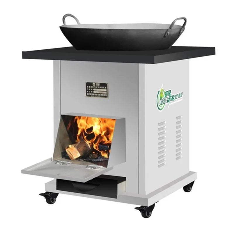 Household Firewood Stove Burning Firewood Energy-saving Smokeless Large Pot Table Soil Stove Outdoor Mobile Indoor