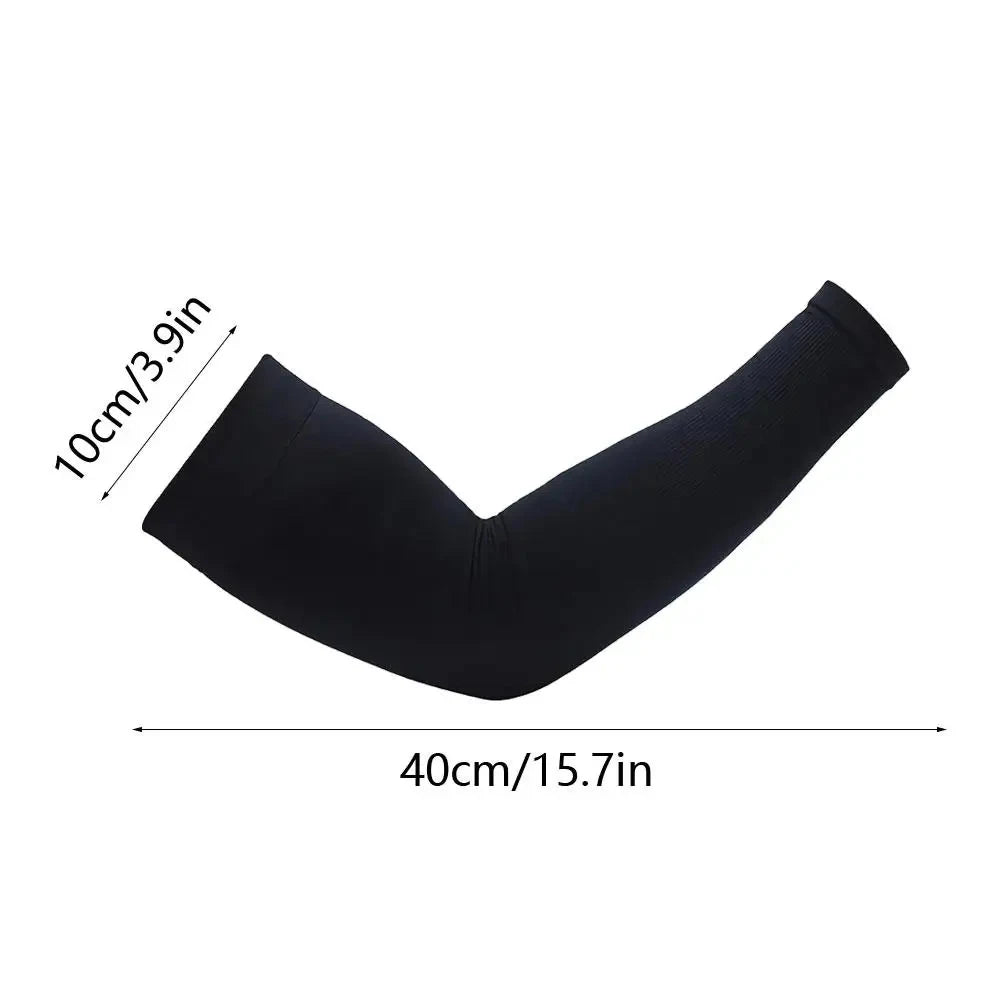 Anti-sunburn Sleeve Ice Silk Arm Covers Cycling Arm Sleeves Outdoor Sports Summer Sunscreen Sleeves For The Sun Cool Cuff mangas