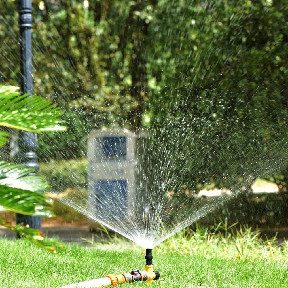 360 Degree Automatic Sprinklers Adjustable Spray Nozzles for Garden Lawn Rotating Watering System Agriculture Irrigation Tool