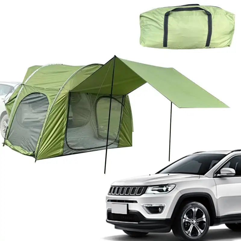 SUV Tent For Camping Camping Car Tailgate Tarp Tent Car Tailgate Shade Awning Tent For Camping SUV Camping Tent For Van MPV