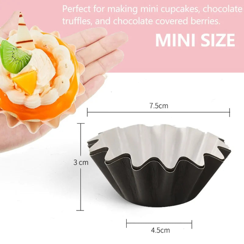 50Pcs/Set Colorful Durable Wax Melt Warmer Liners Multifunctional Reusable Leakproof Wax Tray Cake Cup Candle Warmer Home Decor