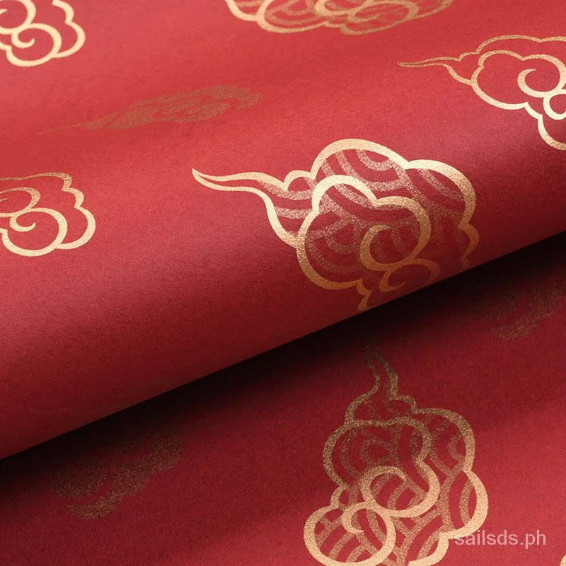 ackaging】Chinese Style Festive Red Box New Year Wedding Wrapping High-End Gift Paper