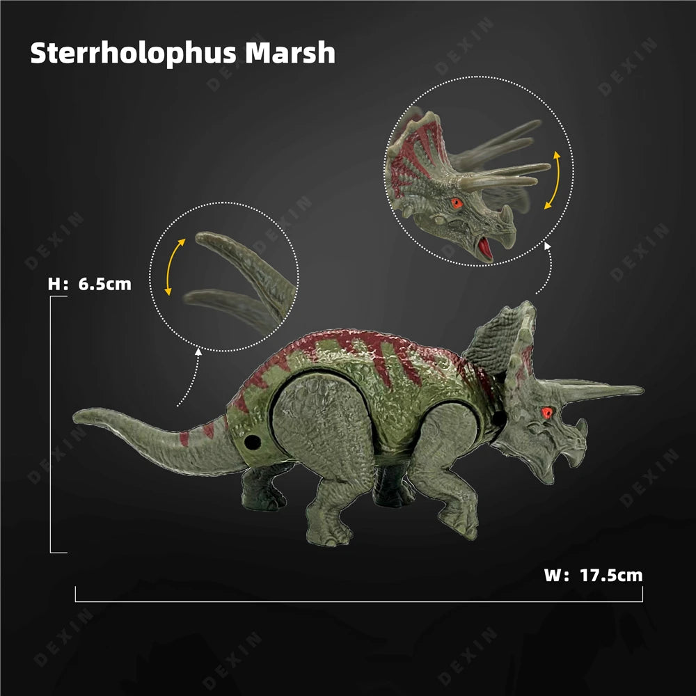 Jurassic World Triceratops action figure Movie Model Animal Decoration Collect Halloween Christmas Birthday Gift Kids Dino Toy