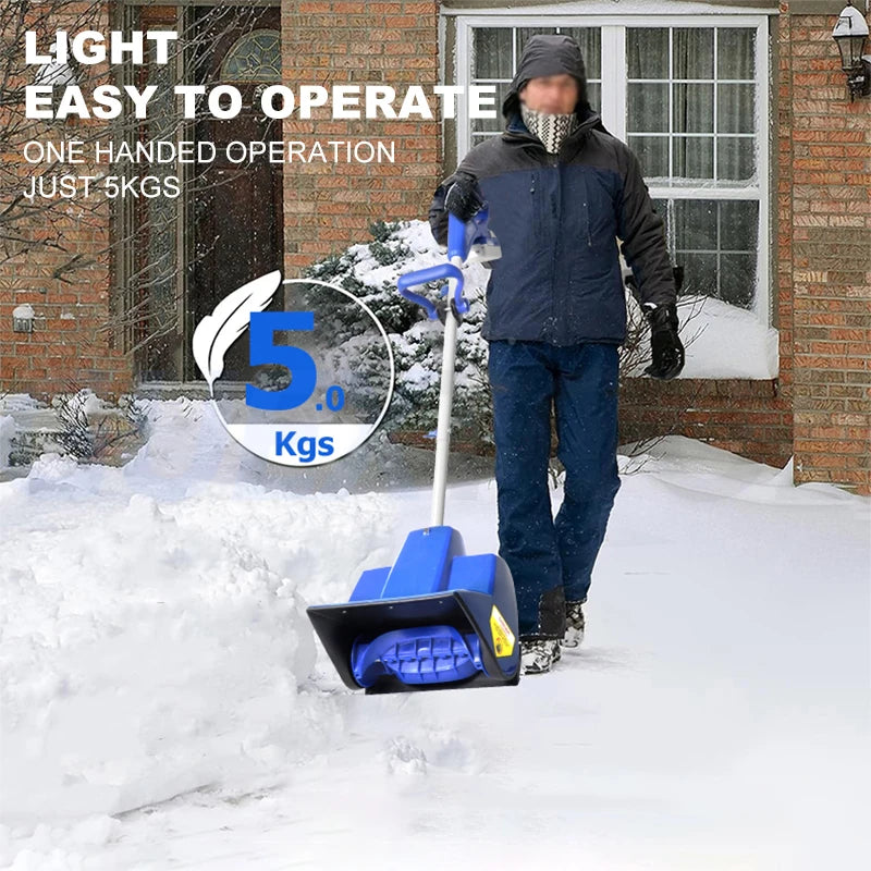 24V Electric Cordless Snow Sweeper Foldable Small Snow Removal Equipment Snow Shovel Snow Removal Machine Road Snow Remover