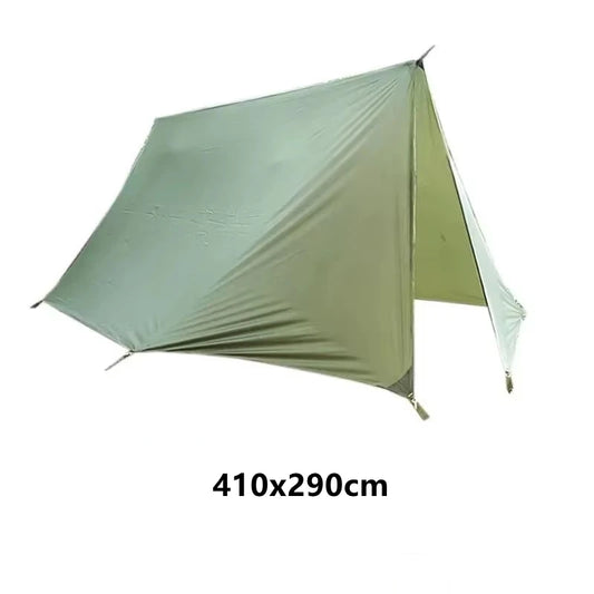 TRAVELER  410x290cm  canopy  Wildlife Camping Pole less Tent Camping Outdoor Floor Mat March Canopy Floor Mat Bushcraft