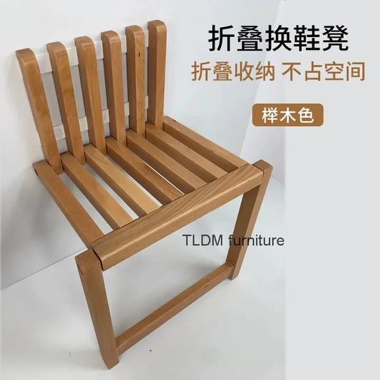 Ultra Thin Hidden Wall Hanging Folding Stool Porch Chair Shoe Changing Wall-Mounted Folding Bathroom Stool For Seniors And Elder