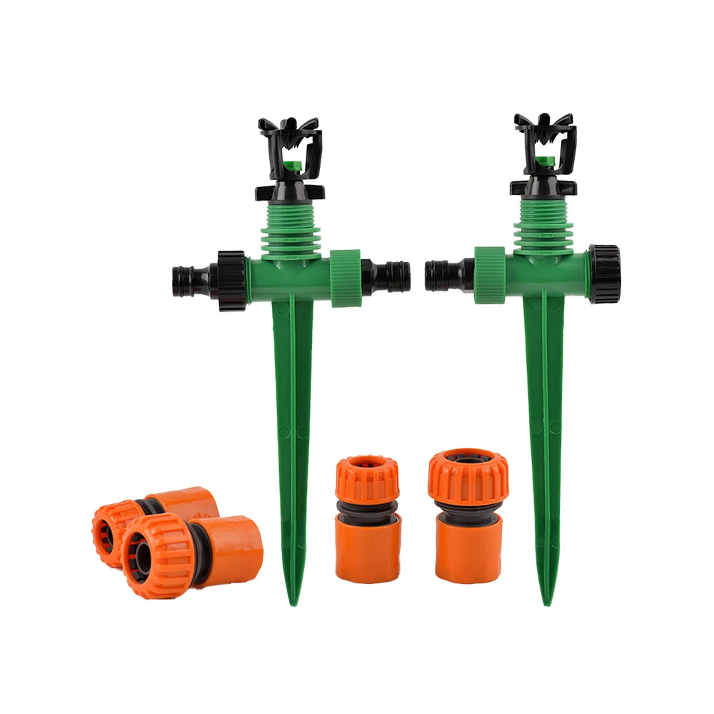 1Pcs Rotating Sprinkler 1/2" 3/4" Male Thread Scattering Nozzle 360 Degree Automatic Garden Lawn Irrigation Sprinklers