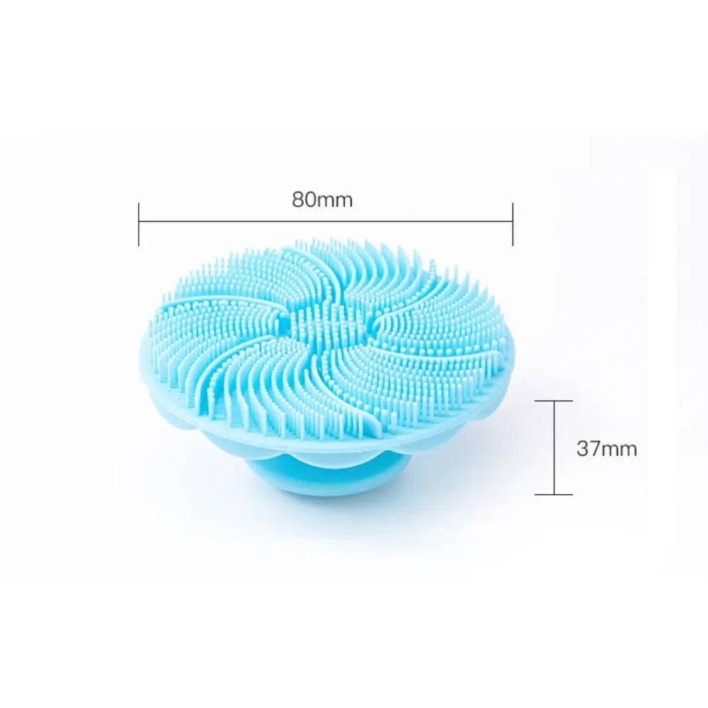 Soft Silicone Face Cleansing Brush Women Men Deep Manual Massage Brush Mini Skin Care Exfoliating Multifunctional Cleanser Tool