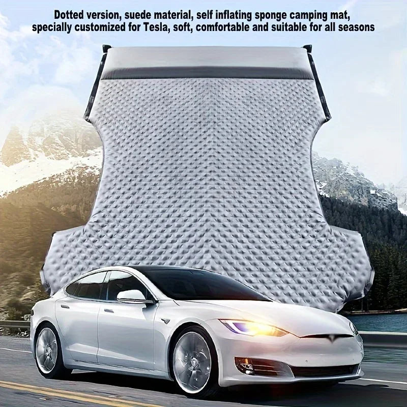 Tesla Model-Y/3 Mattress Self-Inflating Car Camping Bed Travel Bed Trunk Folding Mattress Inflatable Mattress for The Car