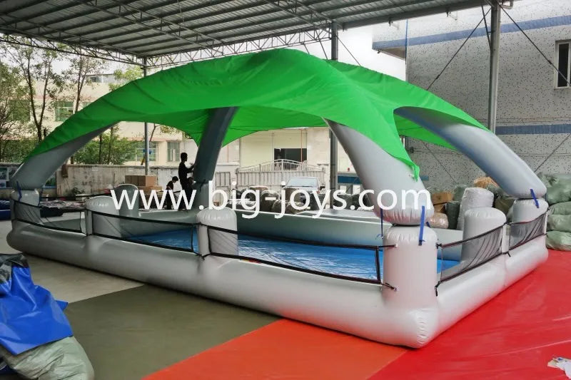 Hot Summer Swimming Pool With Tent Big Outdoor Above Ground Water Swimming Pool