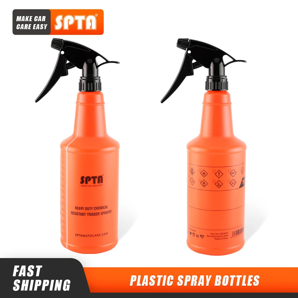 SPTA 1Pcs 700ML Misting Spray Bottle Window Car Wash Sprinkler Liquid Storage Cleaning Tool Home Garden Hand-Held Watering Can