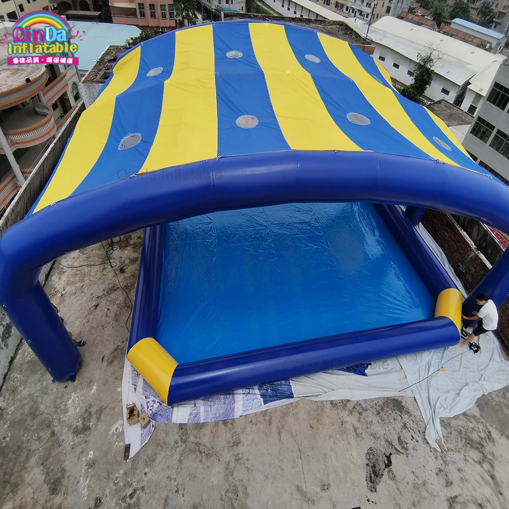 High Quality Inflatable Cover Pool Tent Portable Inflatable Pool With Tent