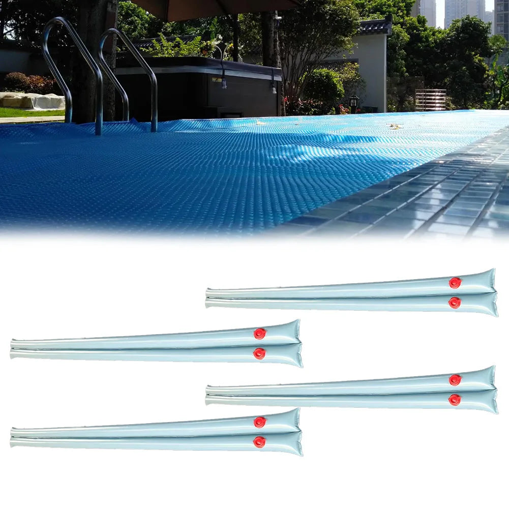 Winter Pool Cover Swimming Pool Drain Bags Backyard Protection Balanced Weight Distribution Easy Filling And Emptying